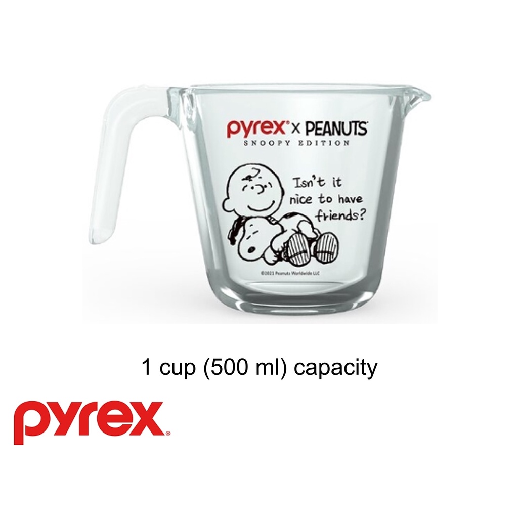 Peanuts x Pyrex Snoopy Glass Measuring Cup 500 ml