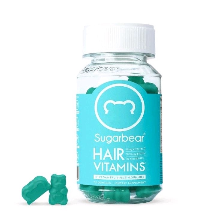 NEW STOCK 74 gummies Sugarbearhair Vitamins Sugar Bear Hair Growth