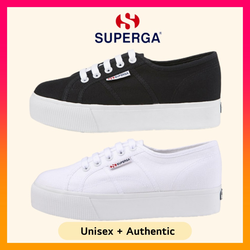 White platform superga on sale sneakers