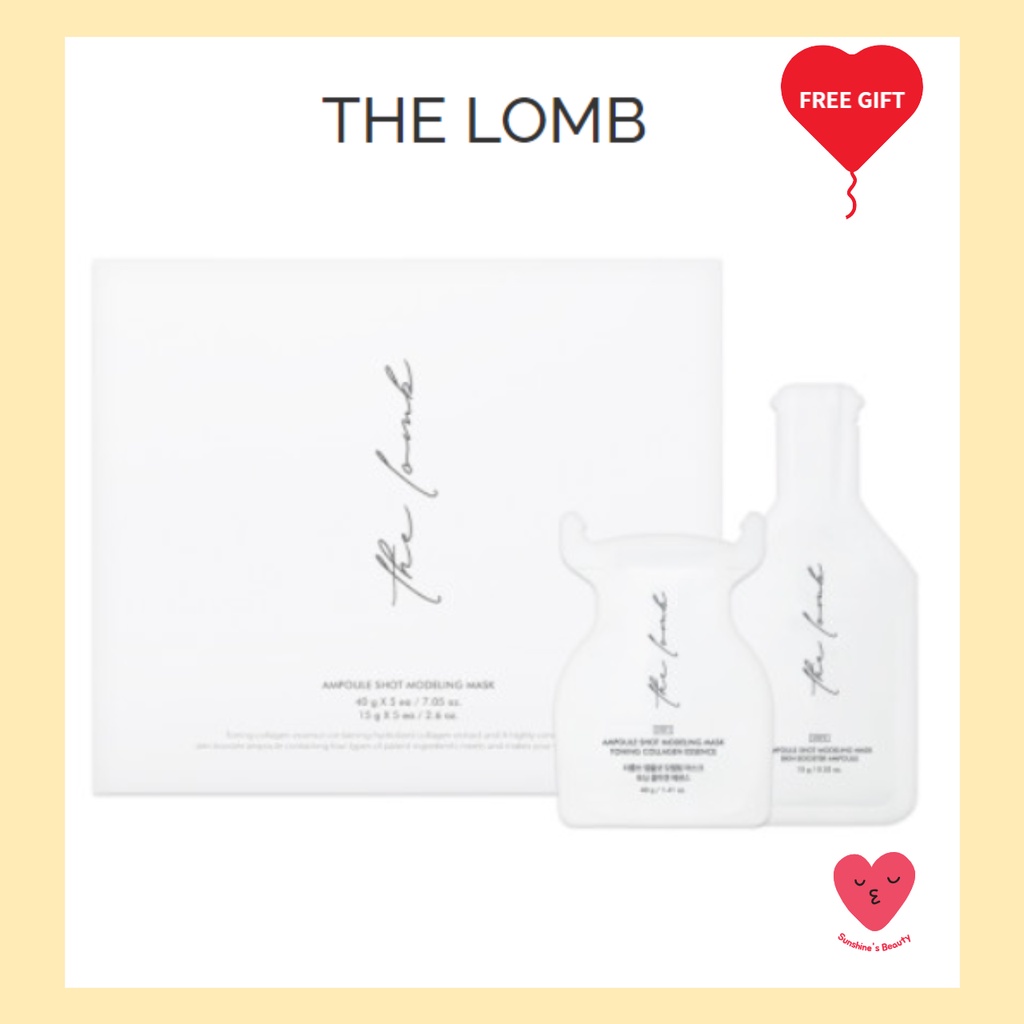[The lomb] Ampoule shot modeling mask (55gx5ea) Shopee Singapore