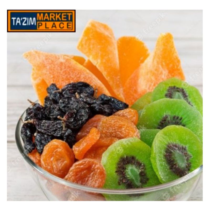 Healthy Mixed Dried Fruits [Campuran Buah Kering] Kiwi Apricot Fig ...