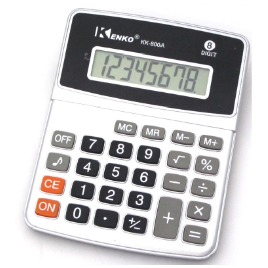 KK800A 8 Digits calculator of Large Screen for Financial Accounting