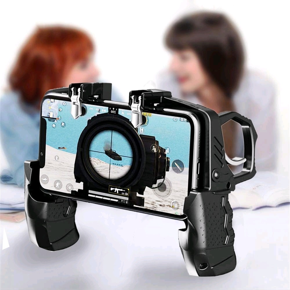 Mobile Controller L1R1 Gamepad Joystick For iP Android Trigger Fire ...