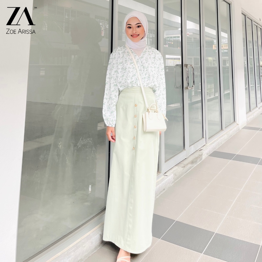 ZOE ARISSA SKIRT MUSLIMAH WOMEN SKIRT NARROW CUTTING Skirt Palas ...