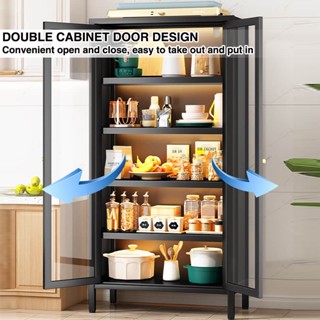 Nordic Style Metal Kitchen Cabinet Storage Cabinet Book Shelf with ...