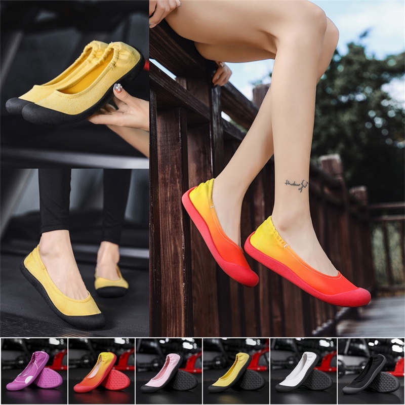 Indoor Fitness Shoes Women Running Dedicated Soft-Soled Anti-Slip Yoga ...