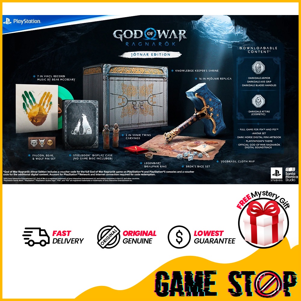 PS4+PS5 God of War: Ragnarok [Collector's Edition / Jotnar Edition ...
