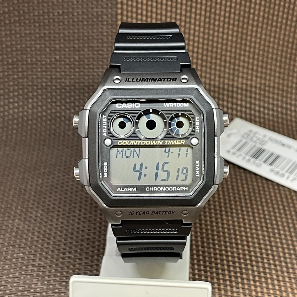 Casio Youth AE-1300WH-2A Orologio Digitale Uomo - Robusto E Sportivo