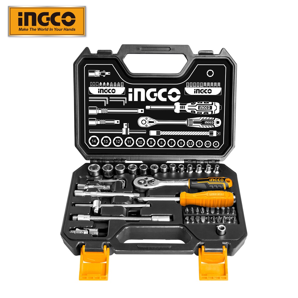INGCO 45 pcs 1/4