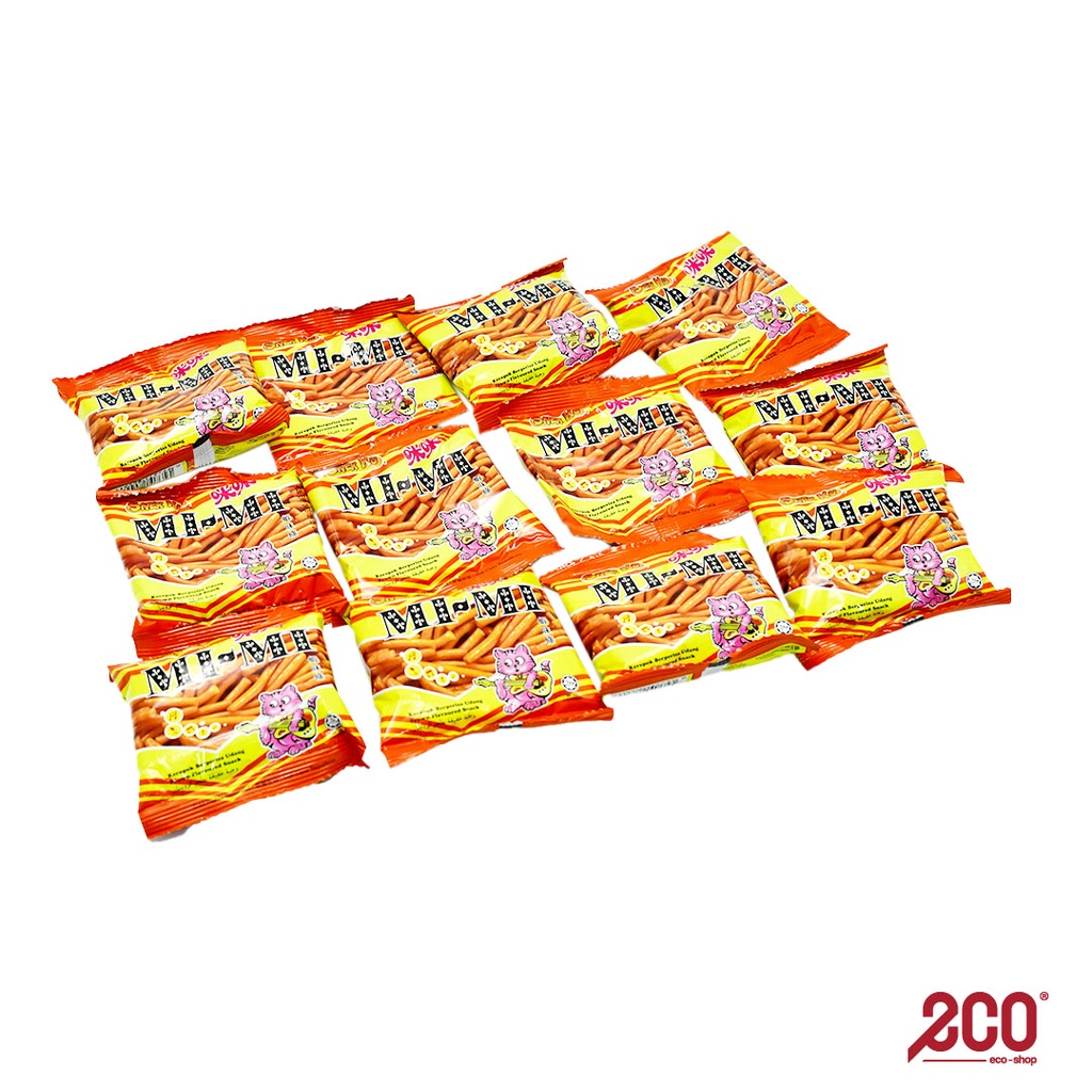 Snek Ku Mi Mi Prawn Flavour Snack (12g x 12 Pcs) | Shopee Singapore