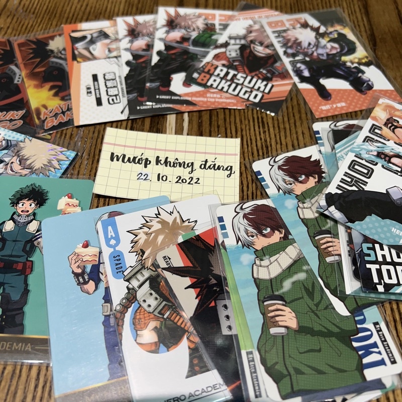 [Available - P09] MY HERO ACADEMIA card, DEKU Photo Balokugo ...