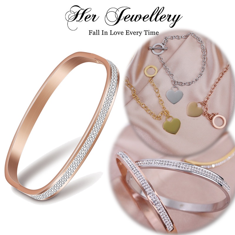 Titanium Bracelet Collection 1 - Premium Japan Imported Titanium with 18K Gold plated