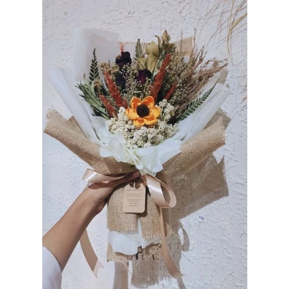 buket bunga wisuda - hadiah guru- kado ulang tahun - Gambar 4