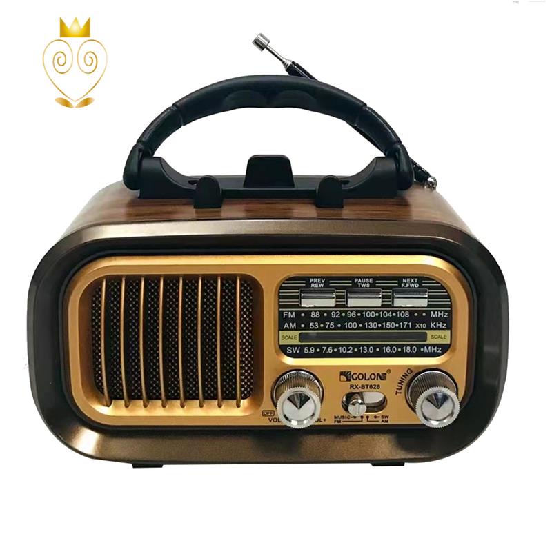 GOLON Retro FM/AM/SW Radio Full Band Portable Radio Receiver Wireless