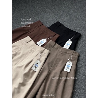 Sivali Loose Pants 332 Trousers Women [PART 1] Anti-Wrinkle Pants - Women's  Culottes - Formal/Casual Office Pants