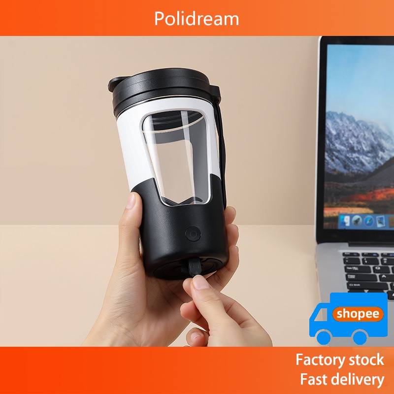 Thermos cup USB Rechargeable Electric Mixing Cup Portable Protein