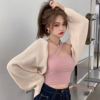 New Autumn Women Solid Sweater O-Neck Cropped Sweater Pullover