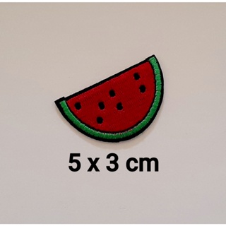 Fruit and Vegetable Fabric Patches, Iron-On Embroidered Patch Sew On Patch,  DIY Clothing Craft Decoration Accessories Watermelon Banana for Jeans