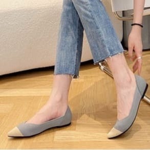 Women's Flat Shoes, Vintage Soft Leather Shoes, Casual Lazy