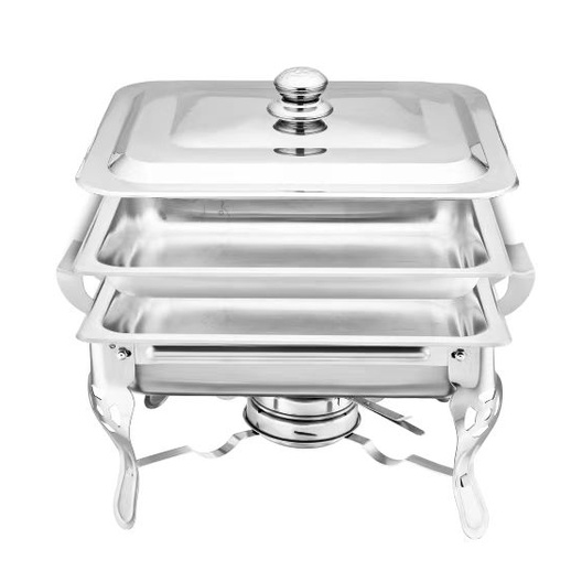 Chaffing DISH CLASSIC FOOR WARMER Side PAN STOVE Buffet Side (With ...