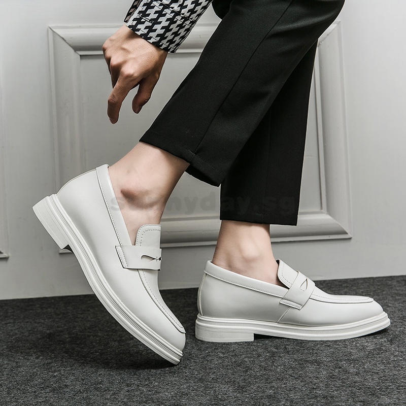 All white hot sale loafers mens