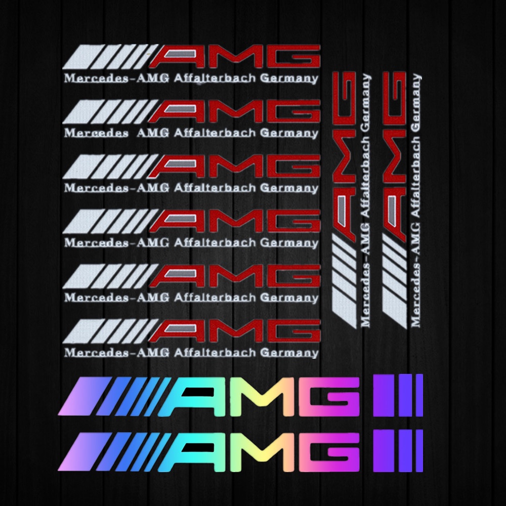 AMG Wiper Sticker BENZ Mercedes Benz Front and Rear Windshield Sticker ...