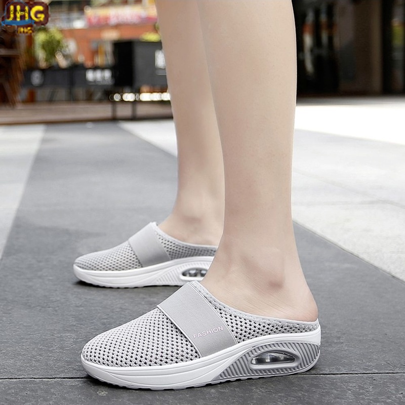 Women Air Cushion Slip On Walking Shoes Orthopedic Diabetic