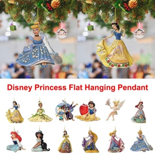 2023 New Disney's Lilo & Stitch Mickey Acrylic Christmas Tree Decorations  Family Car Backpack Pendant Girl's Kids New Year Gifts