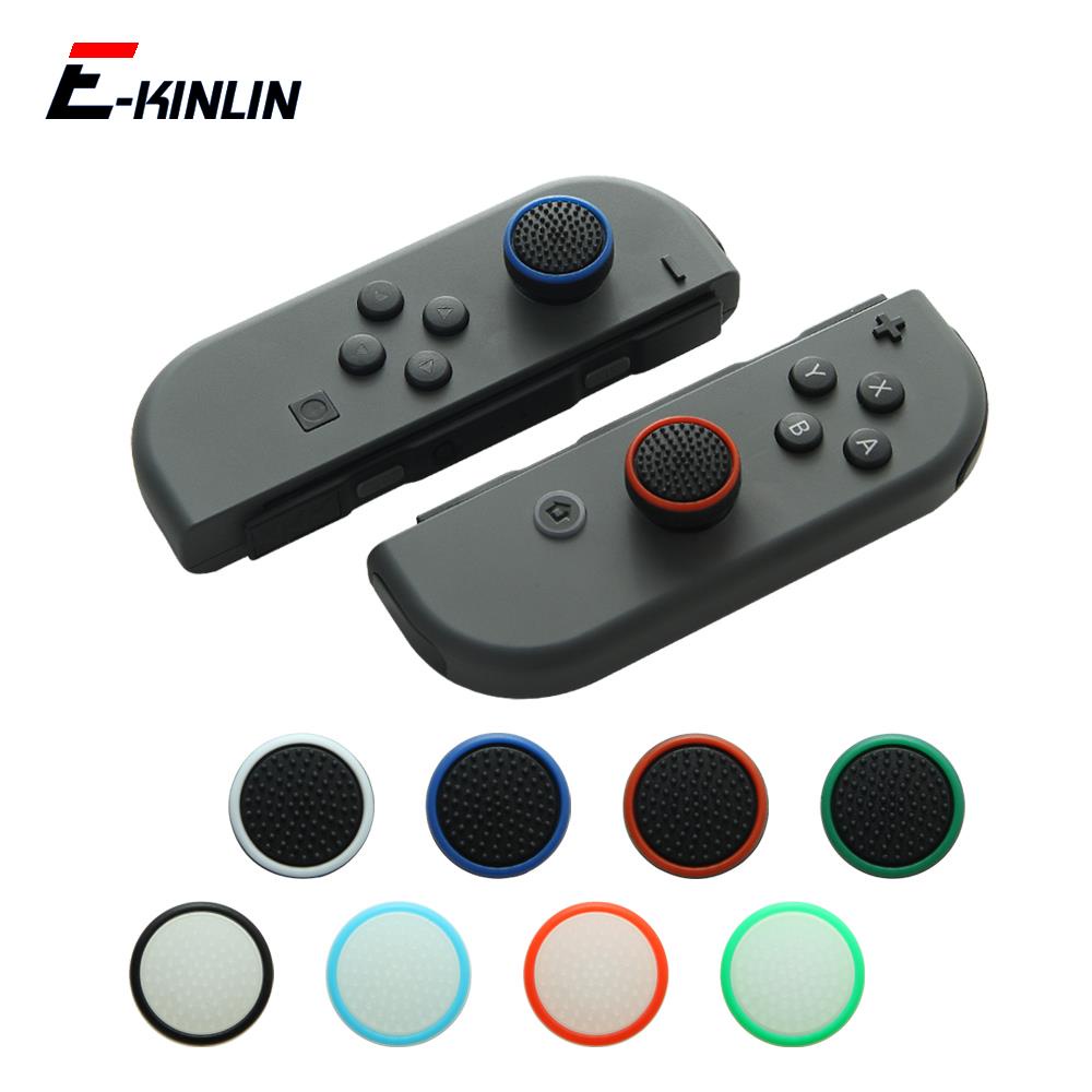 2pcs Glow Luminous Silicone Joystick Cap Controller Thumb Stick Case