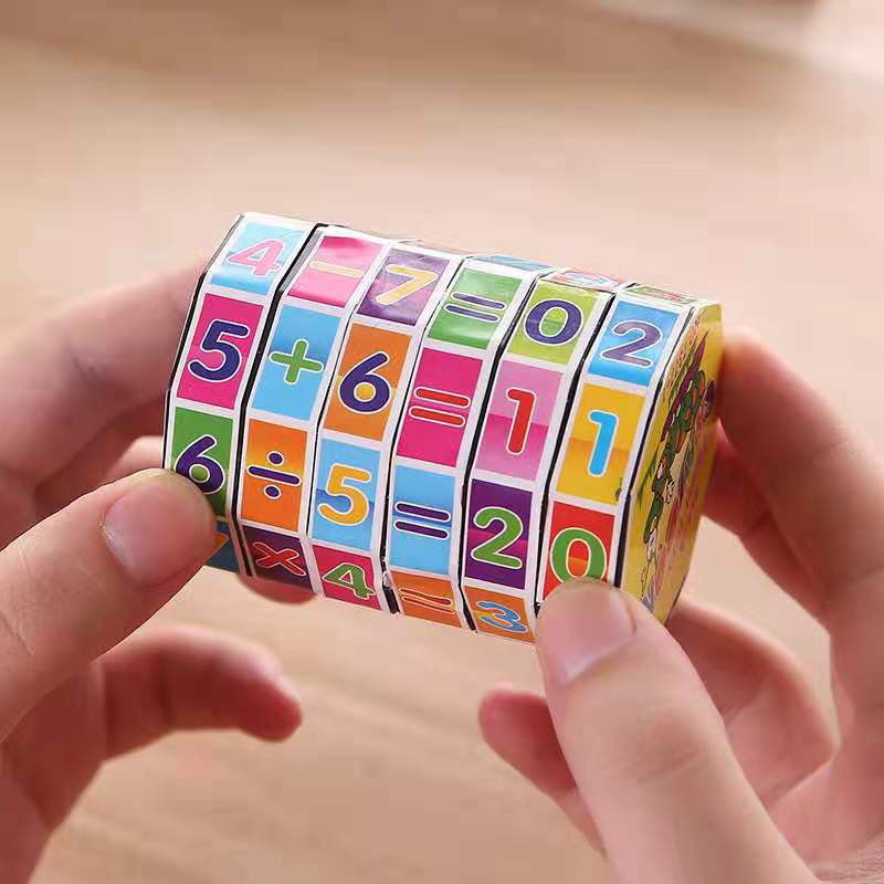 Kids Mathematics Numbers Magic Cube Toy Puzzle Game
