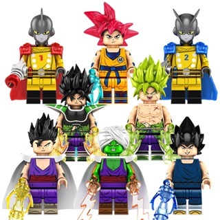 8PCS/LOT Dragon Ball Anime Cartoon Goku Vegeta Dragon Buliding Blocks  Bricks Mini Action Figures Kids Assembl Toys Birthday Gift - AliExpress