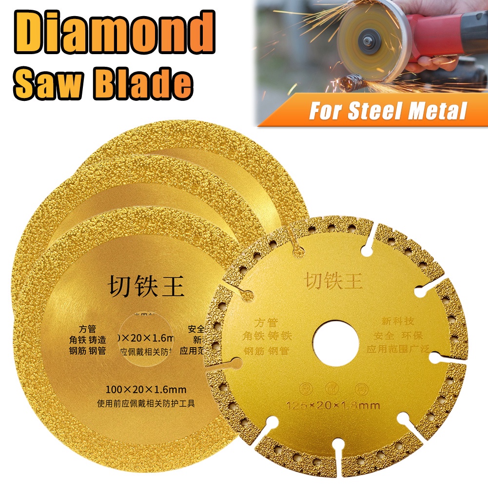 Diamond Saw Blade Metal Cutting Disc For Brazing Iron Rebar Stainless