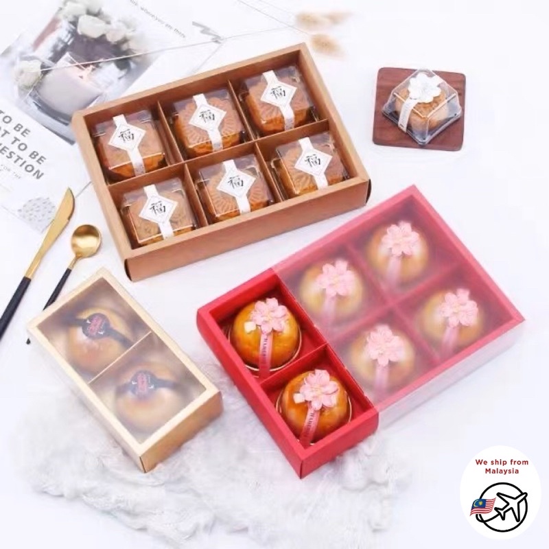 10 pcs Mooncake box/Cake box/Mooncake box/Biscuits Box Box/Kek Kotak ...