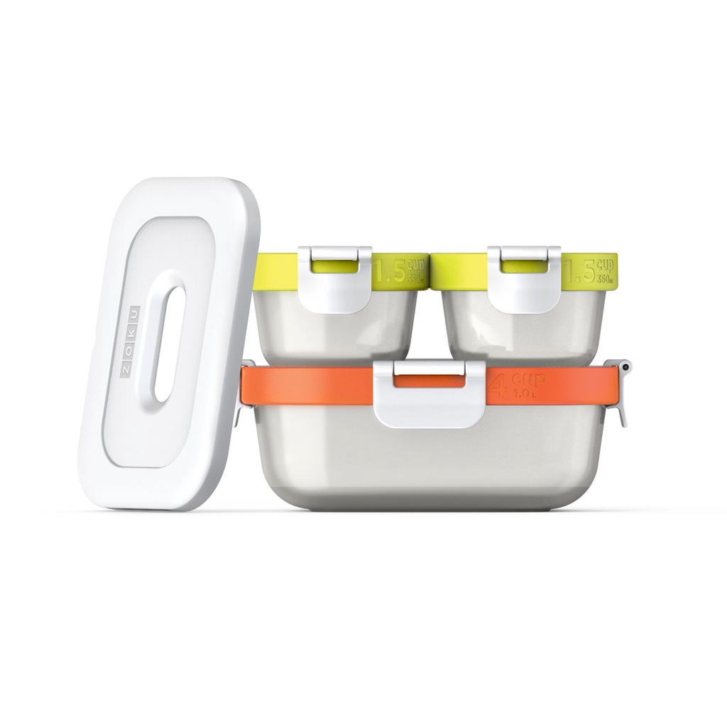 Zoku 7-pc Neat Stack Food Containers - Gizmo Hub | Shopee Singapore