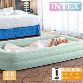 Intex kidz travel hotsell bed with hand pump