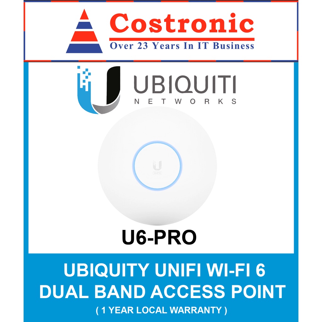 UBIQUITI U6-PRO Unifi 6 WiFi 6 AP PRO Access Point WiFi6 ( Local ...