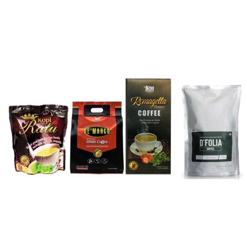 *Ready Stock* Kopi Ratu / Kopi De Marco / Kopi Romagella / Chocolate Fiber Life JRM Expired 2024