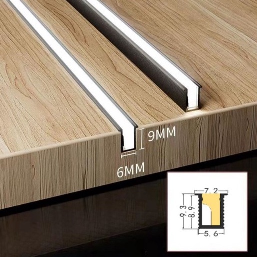 PLH Direct Install Recessed LED Light Stripe with Silicone Cover 12V ...