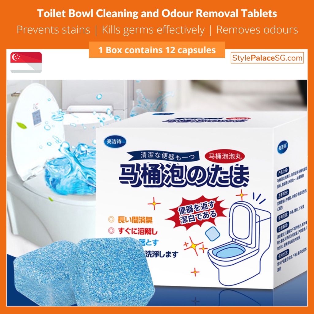 Japan Quality Toilet Bowl Cleaning and Sanitisation Tablet (12 Tablet ...