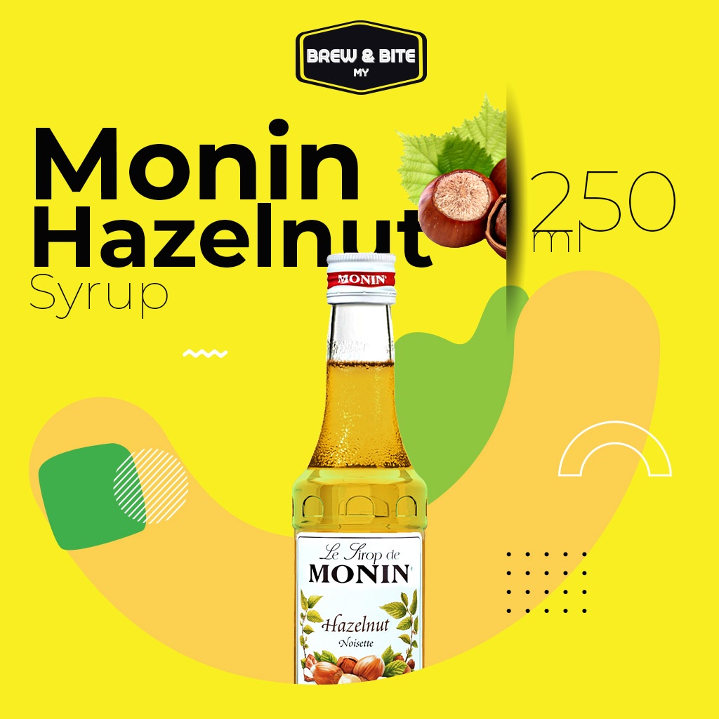 Monin Noisette Hazelnutt Syrup - Crema