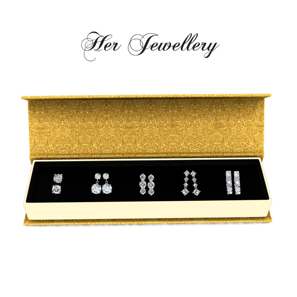 5 Days Earrings  - Made with Swarovski Crystals