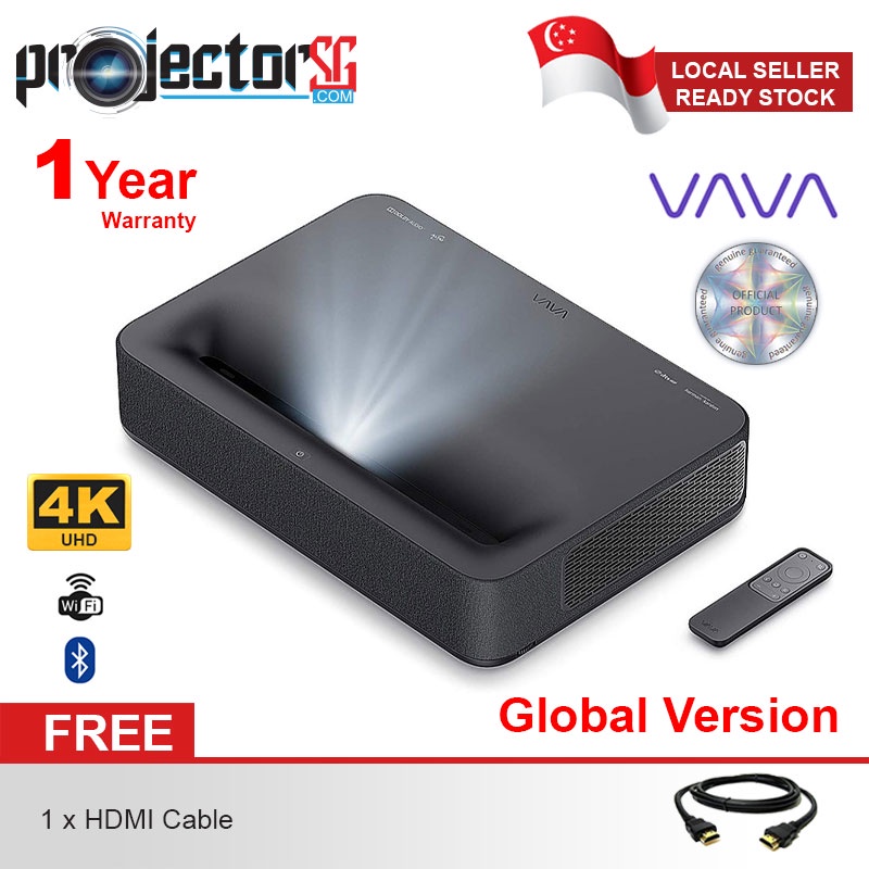 VAVA VALT002 4K UHD Laser 6000 Lumens TV Home Theater Ultra Short