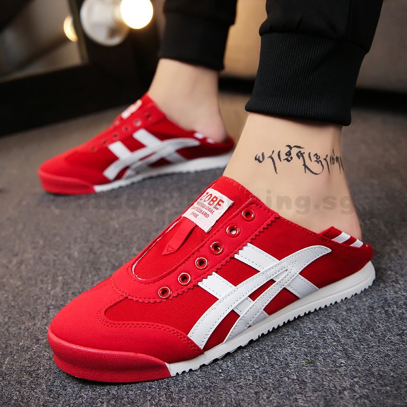 Couple Shoes Men Lazy Shoes Slip On Canvas Shoes Women Canvas No Laces
