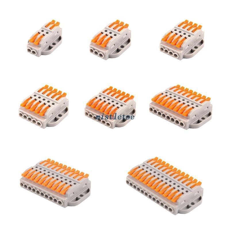 MIS 2/3/4/5/6/8/10/12 Pin Universal Compact Wire Wiring Connector ...