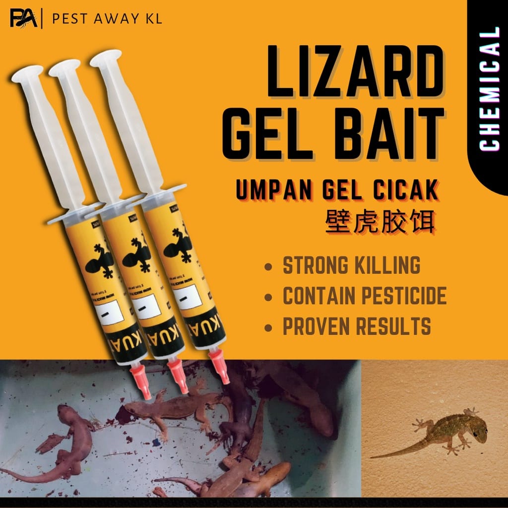 NO. 1 PEST KILLER! Exterminate Whole Nest! Pest Away Cicakuat Lizard