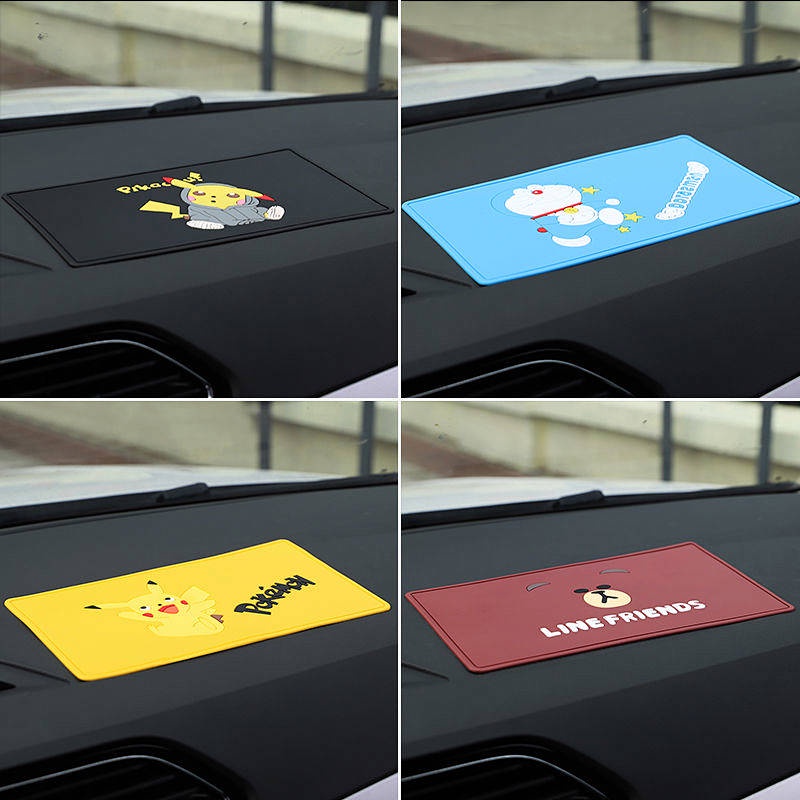 Automobile Instrument Panel Non-Slip Mat Cute Cartoon Car Large High ...