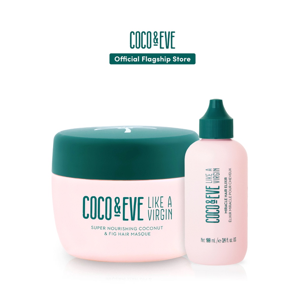 Shopee x Coco & Eve Silky Hair Set (Hair Mask & Hair Elixir) Shopee