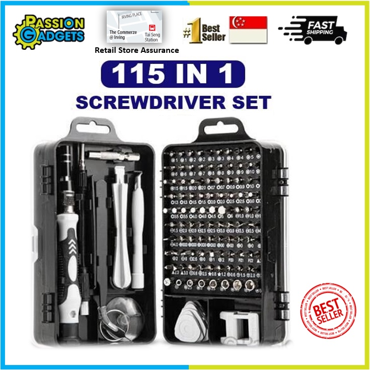 Precision Screwdriver Set 115 in 1 Handy DIY Repair Tool Kit For Phone Laptop Macbook Glasses Repair