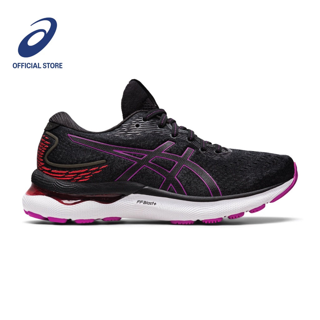 ASICS Women GEL NIMBUS 24 Running Shoes in Black Orchid Shopee