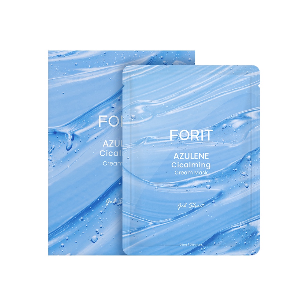 [FORIT] Azulene Cicalming Mask 10 sheets (25ml) | Shopee Singapore